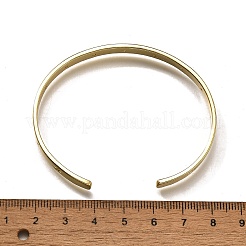Messing Micro Pave klare Zirkonia Manschette Armreifen&nbsp;BJEW-Z001-04G