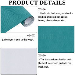 2 foglio 2 colori copertine per libri in finta pelle scamosciata&nbsp;DIY-CP0011-10A