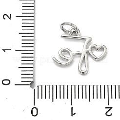 Messing Anhänger & Charms&nbsp;KK-C156-25P