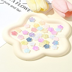 30 pièce de perles de verre peintes à la cuisson&nbsp;GLAA-FS0001-97A