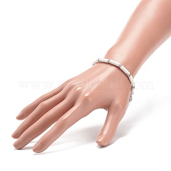 5pcs 5 Stil natürliche gemischte Edelsteinsäule Perlen Stretch Armbänder Set für Frauen&nbsp;BJEW-JB08989