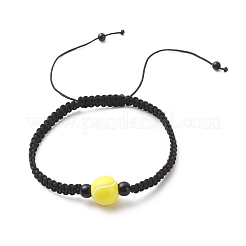Braccialetto di perline intrecciate in acrilico&nbsp;BJEW-JB08552
