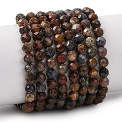 Hilos de perlas de pietersita natural&nbsp;G-G792-37C