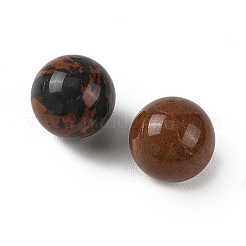 Kugelperlen aus natürlichem Mahagoni-Obsidian&nbsp;GG-D003-A05