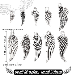 13 styles de pendentifs en alliage de style tibétain&nbsp;FIND-AR0005-83