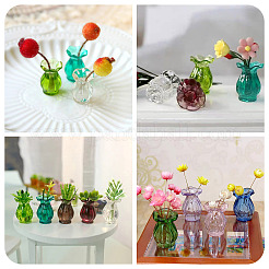 10 Stück Miniatur-Ornamente aus Kunstharz in 5 Farben.&nbsp;DJEW-TA0001-19