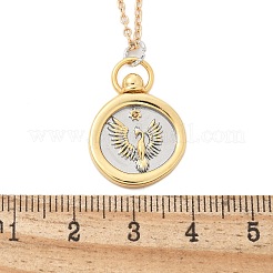 Colliers pendentifs de tarot en laiton avec douze constellations&nbsp;NJEW-Q006-01J-G