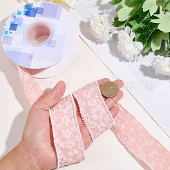 Polyester avec ruban imitation perle en plastique&nbsp;OCOR-WH20006-95E