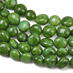 Chapelets de perles en jade blanc naturel teinté&nbsp;GG-CBACF26-B01-07