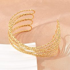 Bracelets manchettes en acier inoxydable 304 pour femmes&nbsp;BJEW-Z155-05G