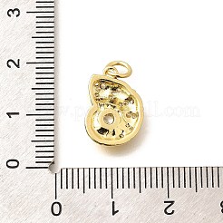 Pendentifs en laiton zircon cubique transparent&nbsp;KK-Q040-08G