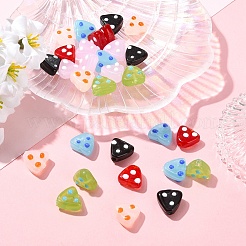 30pcs 6 Farben handgemachte Bunte Malerei-Perlen&nbsp;LAMP-YW0004-26