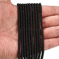 Natürliche Eis Obsidian Perlen Stränge&nbsp;G-L635-A11-4x2mm-02