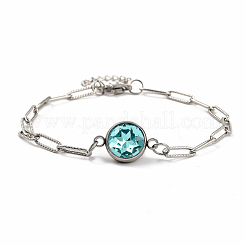 K9 Glas Strass Link Armbänder&nbsp;BJEW-JB05355