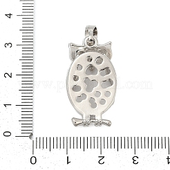 Colgante de latón cabochon ajustes&nbsp;KK-S521-17A-P