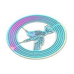 201 Edelstahl 3D drehbarer Hängewindspinner&nbsp;STAS-T064-91
