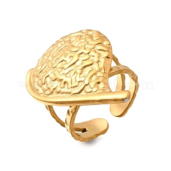 Bague ouverte en acier inoxydable 304 pour femme&nbsp;RJEW-A053-06G-06