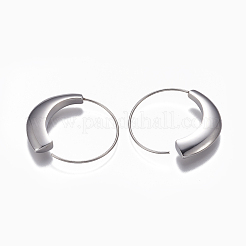 Orecchini a cerchio in acciaio inossidabile 304 anti-ossidazione&nbsp;X-EJEW-O089-26P