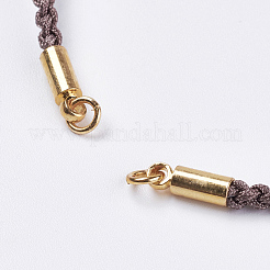 Création de bracelet en cordon de coton tressé&nbsp;MAK-I006-06G