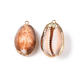 Colgantes de concha de cowrie natural&nbsp;SSHEL-N038-40