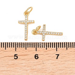 Ottone micro spianare pendenti zirconi&nbsp;KK-Z146-25G