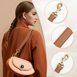 Taschenriemen aus Rindsleder&nbsp;DIY-WH0304-693A