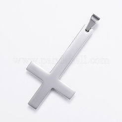 Grands pendentifs en acier inoxydable 304 résistant au ternissement&nbsp;STAS-H351-09P