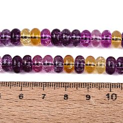 Brins de perles de verre transparentes craquelées&nbsp;GLAA-N074-02A-04