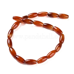 Fili di perline agata rosso naturale&nbsp;G-NH0019-C01-05