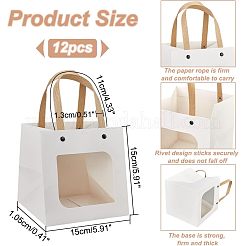 Handtaschen aus Bastelpapier&nbsp;CARB-WH0018-03B