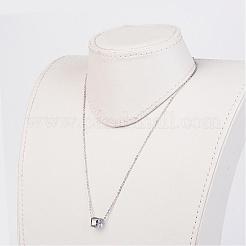 Collane con ciondolo in acciaio chirurgico inossidabile 316&nbsp;NJEW-JN01601