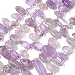Natürlichen Amethyst Perlen Stränge&nbsp;G-P604-A08-01