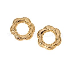 Orecchini a bottone in acciaio inossidabile 304&nbsp;FS-WG05E3D-01