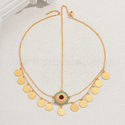 Elegante ciondolo a forma di nappa in lega di zinco e ottone in stile mediorientale per gioielli da donna&nbsp;FX1267