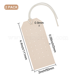 Ohrring-Organizer aus Kunstleder zum Aufhängen von Displaykarten für Ohrstecker&nbsp;AJEW-WH0401-52