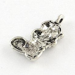 Style tibétain pendentifs chaussettes de Noël en alliage&nbsp;TIBEP-Q050-24AS-RS