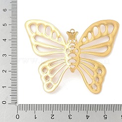 Pendentifs papillon creux en acier inoxydable 304&nbsp;STAS-L293-16B-G