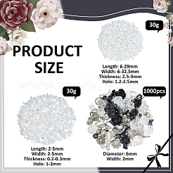Kit di cabochon e perline in plastica&nbsp;KY-NB0001-81A