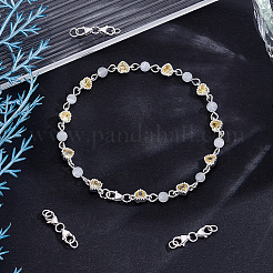4 Stück 925 Karabinerverschlüsse aus Sterlingsilber&nbsp;STER-GA0001-44P