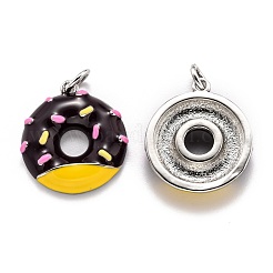 Pendentifs d'émail en laiton &nbsp;KK-O140-06A-P