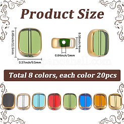 160 pz 8 colori trasparenti fatti a mano perline a lume&nbsp;LAMP-SC0001-85