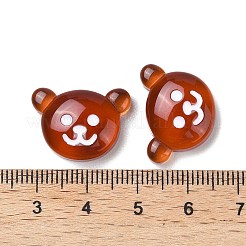 Cabochons décodés animaux en résine translucide&nbsp;RESI-M040-03-1