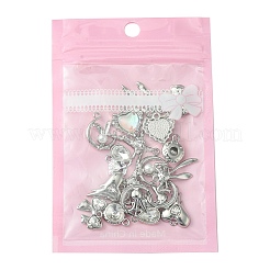 18 Stück 8 Stile Anhänger aus legiertem Glas und Harz&nbsp;DIY-FS0005-35