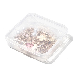 2 pièce 2 styles alliage émail rose fleur nœud papillon pendentif chaîne de câble sac à main chaînes décoratives&nbsp;AJEW-SC0031-22