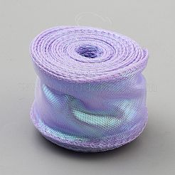 Ruban de dentelle irisée en polyester de 10 mètre&nbsp;OCOR-WH20001-12B