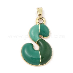 Pendentifs d'émail en alliage&nbsp;ENAM-S023-01G-S