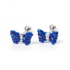 Pendientes de barra para cartílago de acero inoxidable quirúrgico 316&nbsp;AJEW-L078-A