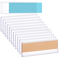 Rechteckiger PVC-Preisschild-Etikettenhalter&nbsp;FIND-WH0366-170