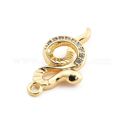 Pendentifs avec zircon cubiques à micro-pavés en laiton&nbsp;KK-M321-01F-G01