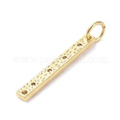 Colgante micropavé cubic zirconia de latón&nbsp;X-ZIRC-G160-49G